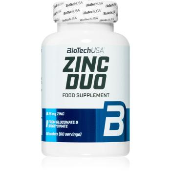 BioTechUSA Zinc Duo tablety pre správne fungovanie organizmu 60 tbl