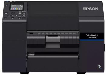 Epson ColorWorks D6500 (Pe) C31CL91202, farebná tlačiareň štítkov, peeler, disp., USB, Ethernet, black