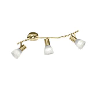 LED bodové osvetlenie Trio Levisto mosadz 871010308