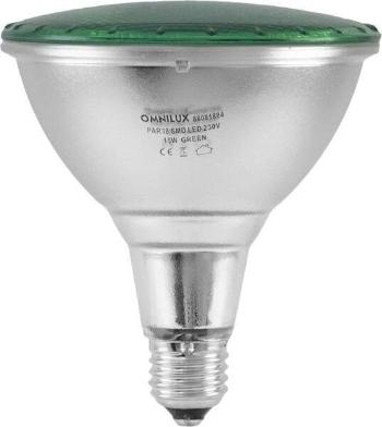 Omnilux PAR-38 230V SMD 15W E-27 LED Green Svetelný zdroj