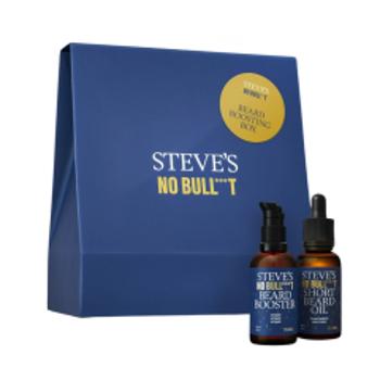 Steve´s Beard Boosting olej na fúzy 30 ml + Beard Booster 30 ml sada pre rast fúzov