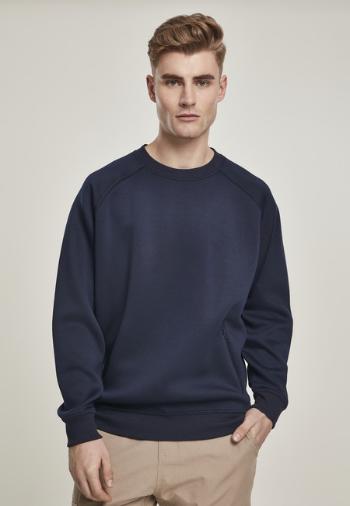 Urban Classics Raglan Zip Pocket Crew midnightnavy - M