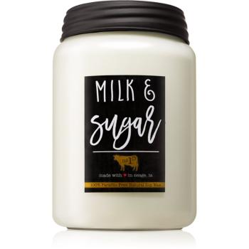 Milkhouse Candle Co. Farmhouse Milk & Sugar vonná sviečka Mason Jar 737 g