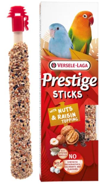 Versele Laga Prestige Small Parrots with Nuts & Raisin topping 2ks- tyčinky pre stredné papagáje 60g