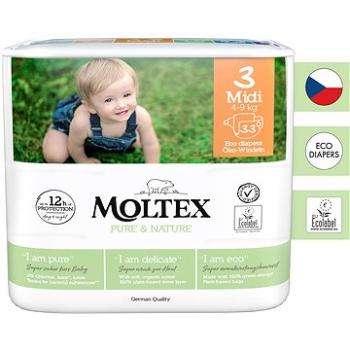 MOLTEX Pure & Nature Midi veľ. 3  (33 ks) (4018639010051)