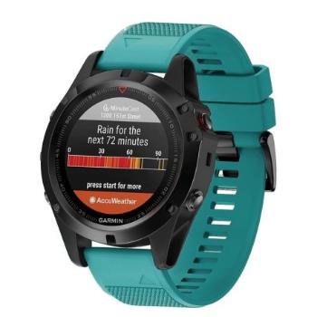 BStrap Silicone Acton remienok na Garmin Fenix 5x / 5x Plus / 6x / 6x Pro / 7x / 8 51mm, dark teal (SGA004C07)