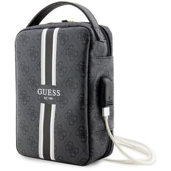 Guess PU 4G Printed Stripes Travel Universal Bag Black (GUHBP4RPSK)