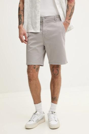Šortky Resteröds Chin shorts pánske, šedá farba, 55251.6410