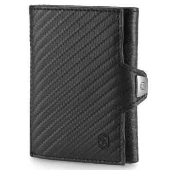 Slimpuro TRYO Slim Wallet 5 kariet vrecko na mince, 9,2 x 2,2 x 7,5 cm (Š x V xH), ochrana RFID