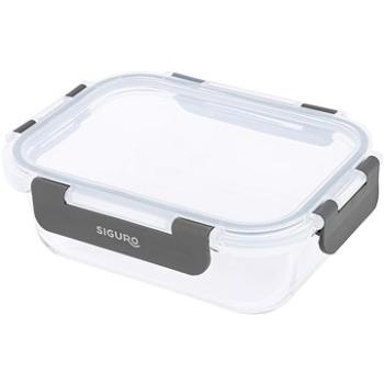 Siguro Dóza na potraviny Glass Seal 0,6 l, 6 × 18 × 13,5 cm (SGR-FO-G206Y)
