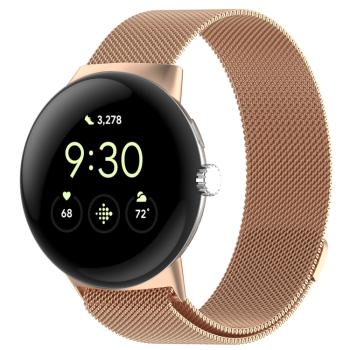 MILANESE Kovový remienok pre Google Pixel Watch 3 45mm ružový-zlatý