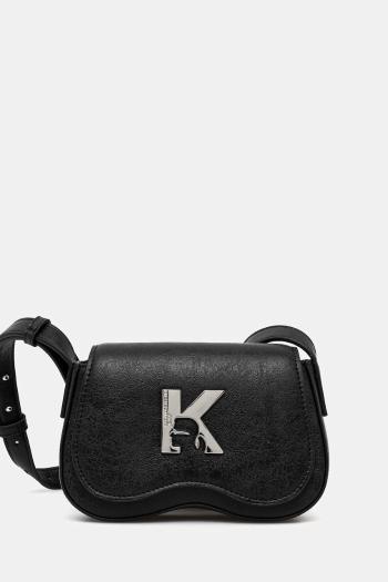 Kabelka Karl Lagerfeld Jeans čierna farba, A3W30214