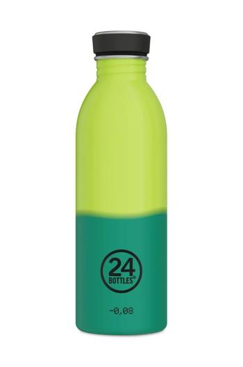 Fľaša 24bottles Urban Bottle 500ml REactive Yellow/Green žltá farba, Urban.050.Reactive.Yell