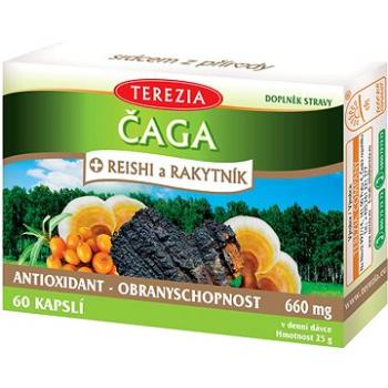 TEREZIA Čaga + reishi a rakytník 60 kapsúl (3606853)