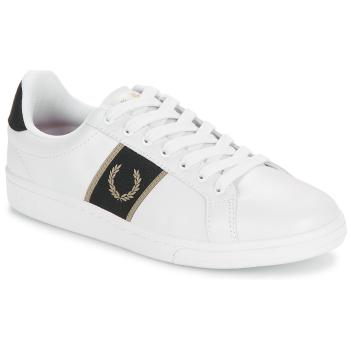 Fred Perry  B721 Leather Branded Webbing  Nízke tenisky Biela