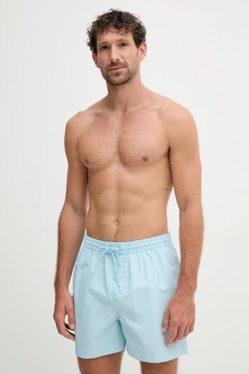 Plavkové šortky Calvin Klein modrá farba, LV00N61109
