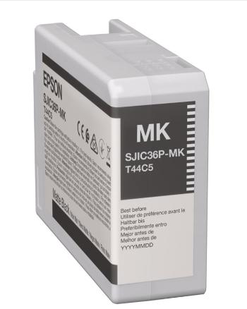 Epson SJIC36P-MK C13T44C540 pre ColorWorks, matná čierna (black matte) originálna cartridge