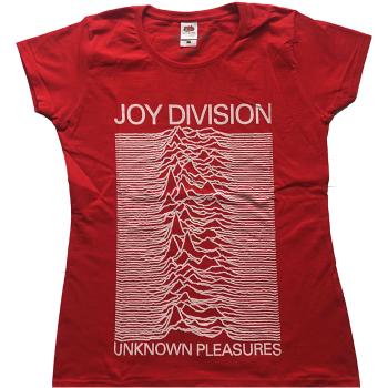 Joy Division tričko Unknown Pleasures Červená L