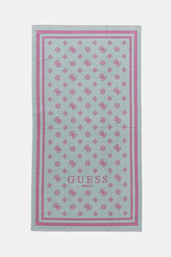 Bavlnený uterák Guess tyrkysová farba, E5GZ08 SG00P