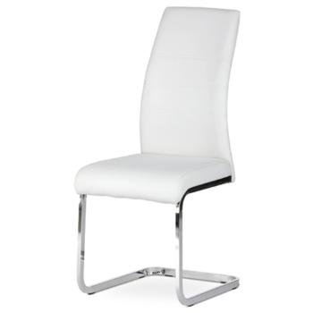 Jedálenská stolička Autronic 42x100 cm biela ekokoža DCL-408 WT