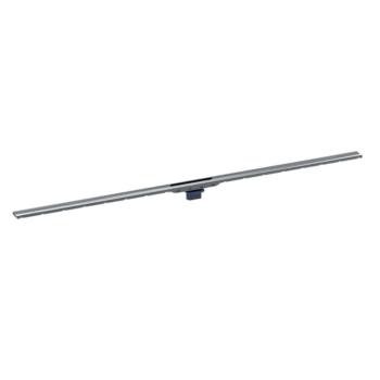 GEBERIT - CleanLine Nerezový sprchový kanálik 80, 30-90 cm, čierny chróm/kefovaný chróm 154.440.QC.1