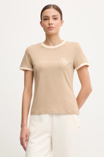 Tričko Guess CARMEN dámske, zelená farba, V5YI01 J1314