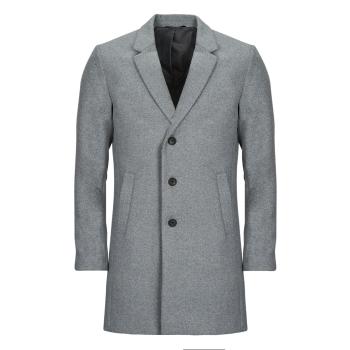 Jack & Jones  JJEMORRISON WOOL COAT SN  Kabáty Šedá