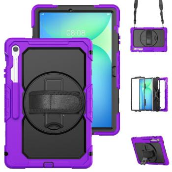 SOLID 360 Odolný obal pre Samsung Galaxy Tab S10 FE+ fialový