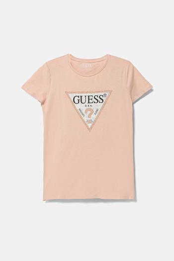 Detské tričko Guess ružová farba, J2YI51 K6YW1