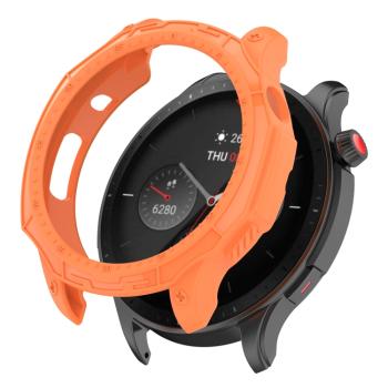 TPU HALF COVER Obal pre Amazfit GTR 4 / GTR 4 Pro oranžový