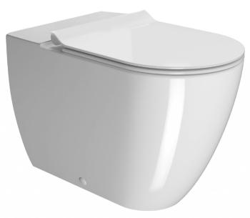 GSI - PURA WC mísa kombi spodný/zadný odpad, Swirlflush, 36x63cm, biela ExtraGlaze 880611