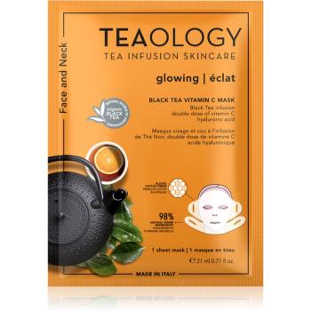 Teaology Face Mask Vitamin C plátenná maska s vitamínom C 21 ml