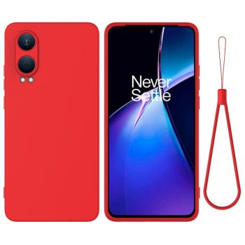 RUBBER Ochranný obal pre OnePlus Nord CE 4 Lite 5G červený