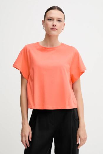 Bavlnené tričko United Colors of Benetton dámske, oranžová farba, 3U53D109U