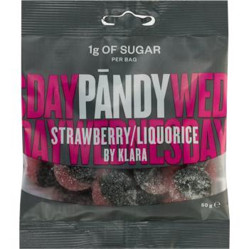 Pändy Candy Strawberry/Liquorice by Klara želé cukríky 50 g