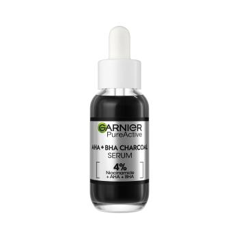 Garnier Sérum proti nedokonalostiam pleti AHA + BHA Charcoal (Serum) 30 ml