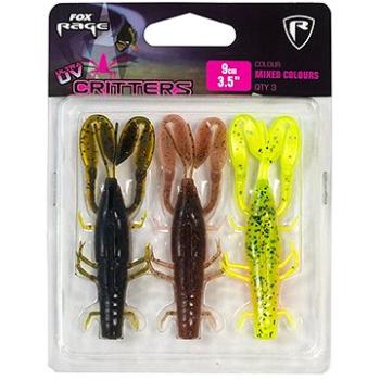 FOX Rage Critters 9 cm UV Mixed Colours 3 ks (5056212116249)