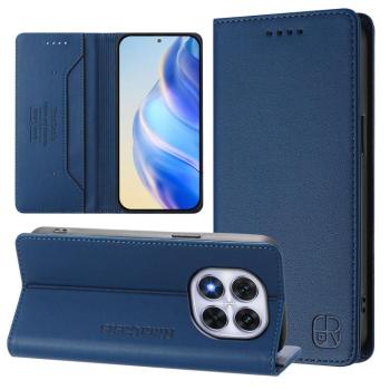 RINA Zaklápacie puzdro pre Xiaomi Redmi Note 14 Pro tmavomodré