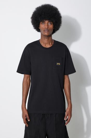 Bavlnené tričko Stan Ray Patch Pocket T-Shirt pánsky, čierna farba, jednofarebný, SS2400367