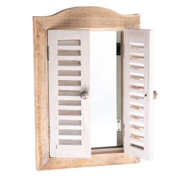 Tükör zsaluval, 30 x 45 x 3 cm 