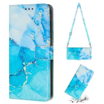 ART MARBLE Peňaženkový kryt s remienkom Infinix Hot 11S BLUE