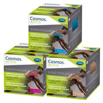 Cosmos ACTIVE Kineziologická tejpovacia páska béžová 5cm x 5m 1 ks