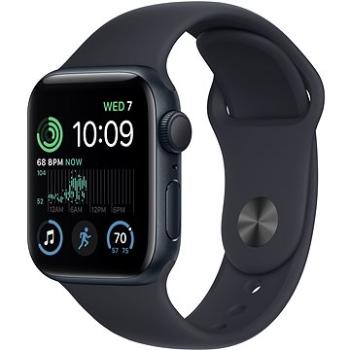 Apple Watch SE (2022) 40 mm Tmavo atramentový hliník s tmavo atramentovým športovým remienkom (MNJT3CS/A)