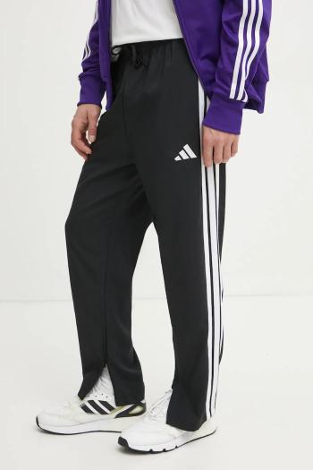 Nohavice adidas STNFRD pánske, čierna farba, vzorované, JC8491
