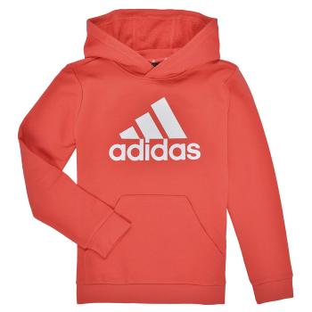 adidas  Big Logo Essentials Cotton Hoodie  Mikiny Červená