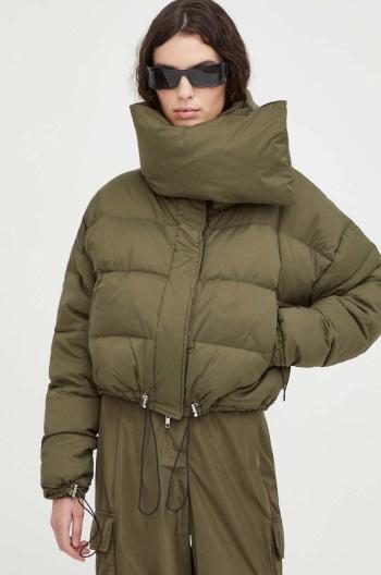 Bunda Herskind dámska, zelená farba, zimná, oversize