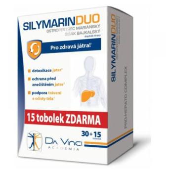 DA VINCI ACADEMIA Silymarín Duo 30 + 15 kapsúl ZADARMO