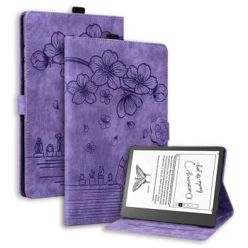 ART FLOWER Zaklápacie puzdro Amazon Kindle Scribe 2022 fialové