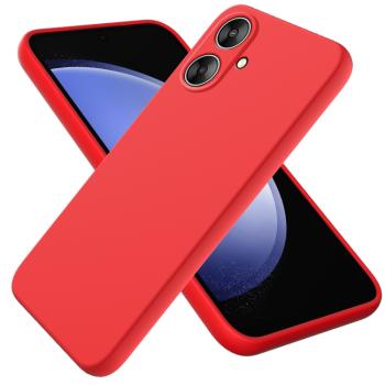 RUBBER Ochranný kryt pre Xiaomi Redmi 13C 5G červený