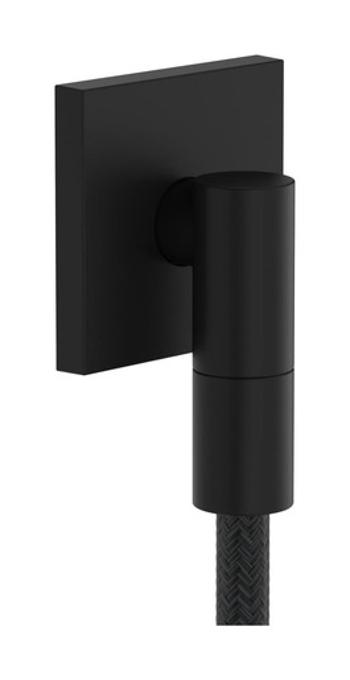 Podomietkový vývod Hansgrohe FixFit Fine E so spätným ventilom matná čierna 28883670